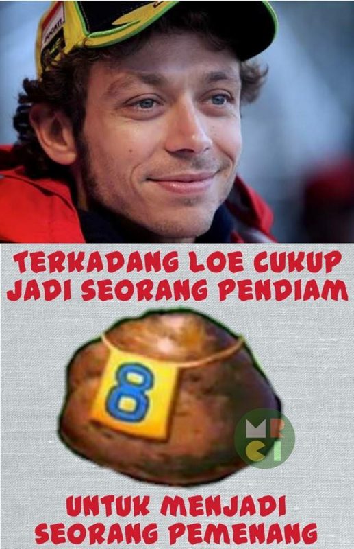 Foto Dan Gambar Meme Insiden Rossi Marquez Dan Lorenzo Yang Lucu Abis