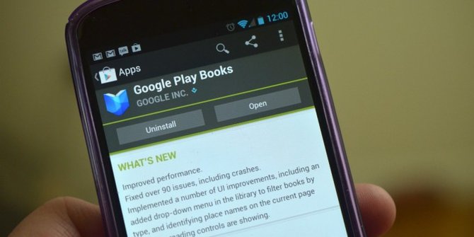 Google Play Books Solusi Membaca Sambil Tiduran