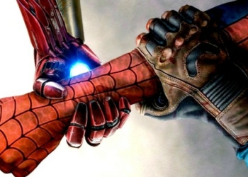 iron man dan captain america di spider-man
