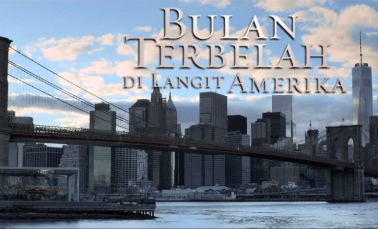 bulan terbelah di langit amerika