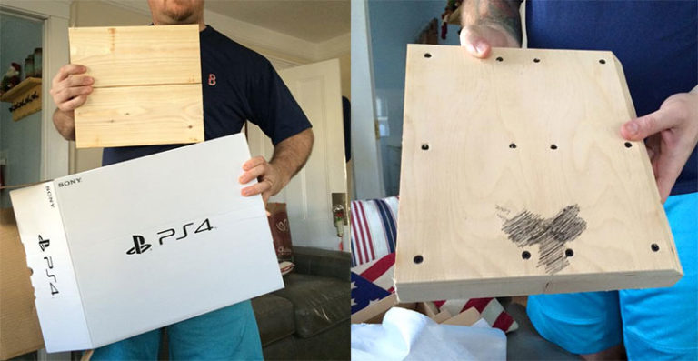 beli PS4 buat kado natal malah dapat Kayu