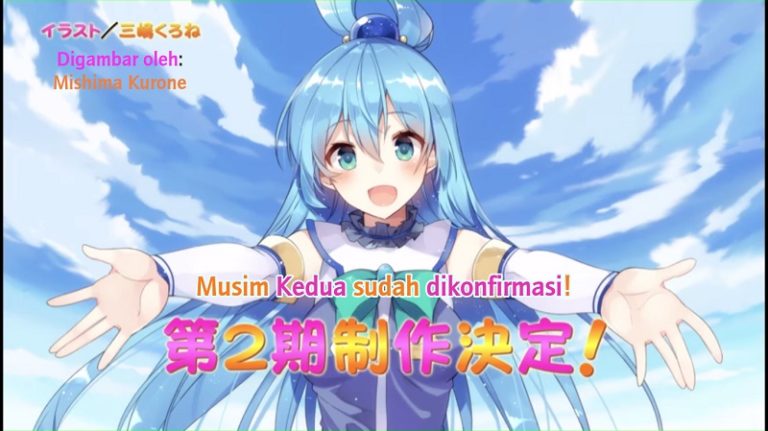 Anime KonoSuba Season 2 Sudah dikonfirmasi oleh Pengarang