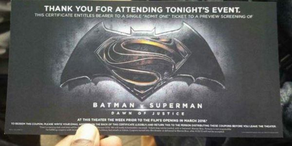 tiket batman v superman