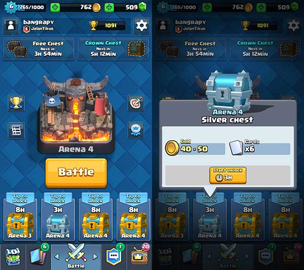 tips supaya menang battle clash royale - DAFUNDA