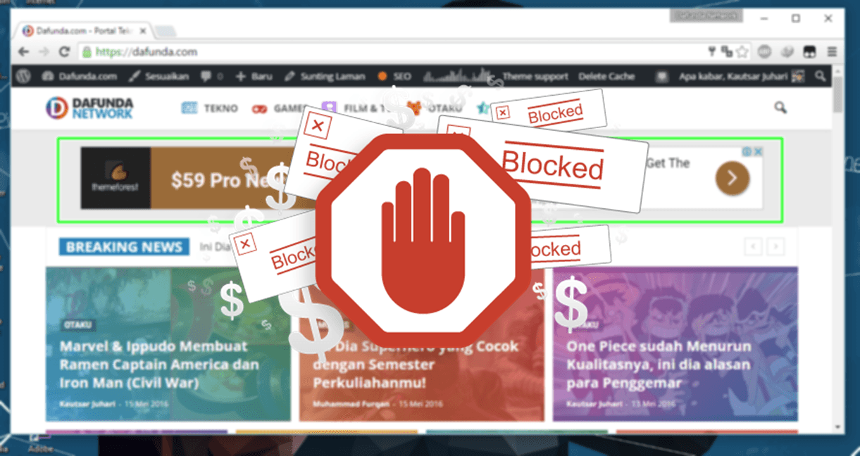 Disable Adblock disitus tertentu (4) Disable Adblock disitus tertentu (4)