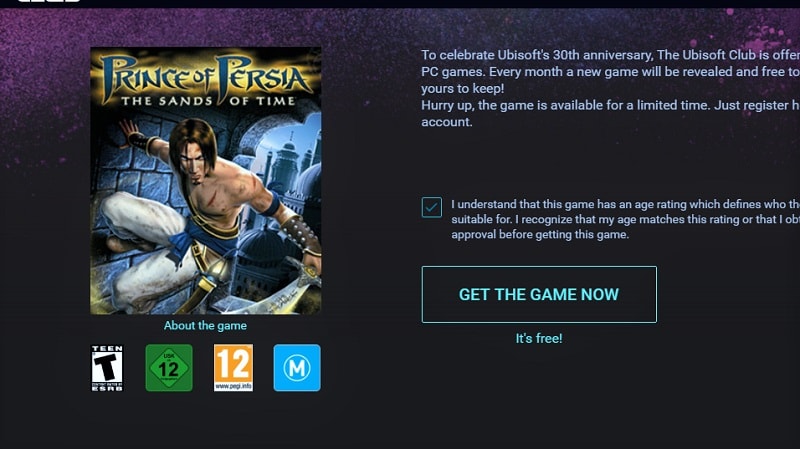 Download Prince of Persia The Sands of Time Gratis