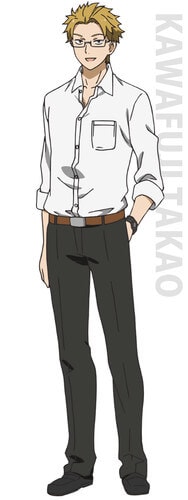 Takaoi Kawafuji Karakter Anime Handa-kun