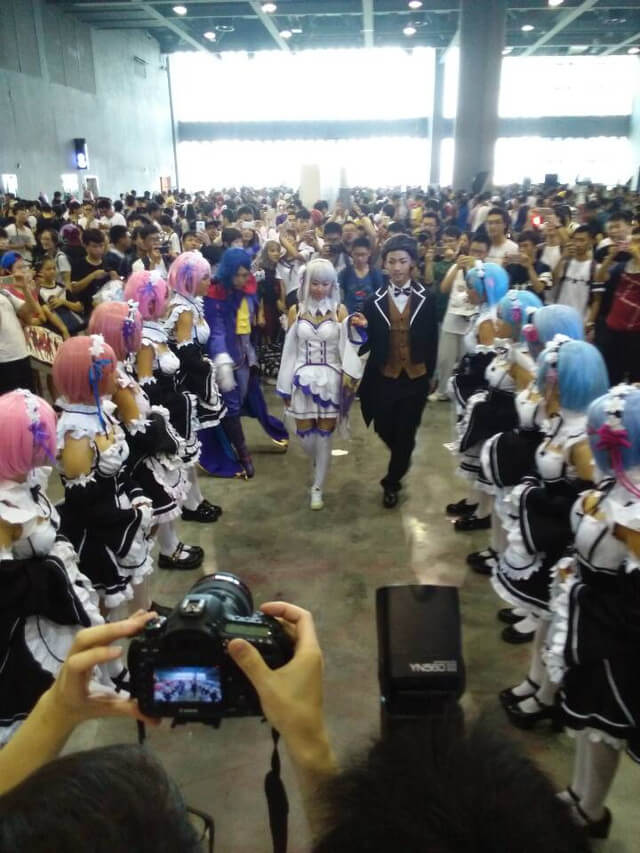 Cosplayer Rem dan Ram Re Zero di China (4)