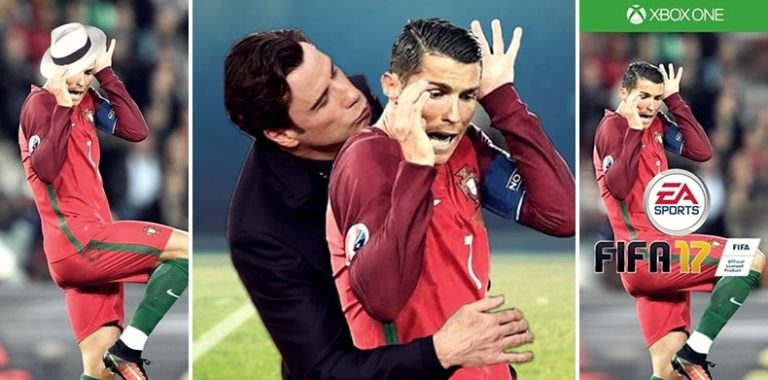 13 Foto Kocak Cristiano Ronaldo Jadi Korban Editan Master Photoshop (EURO 2016)