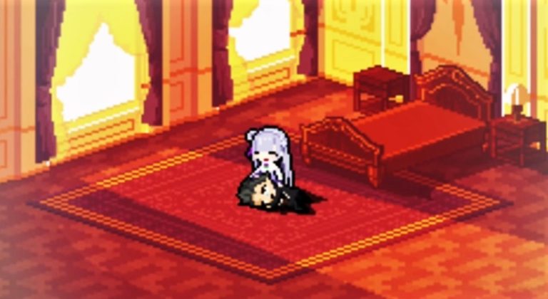 Makin Populer, Video Subaru di Pangkuan Emilia (Re:Zero) dibuat ulang Bergaya Retro