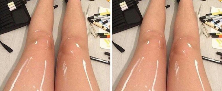 kaki di plastik atau di minyak
