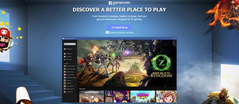Facebook gameroom PReview