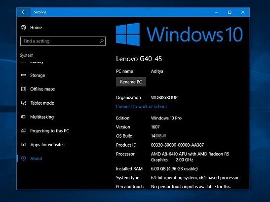 perhatikan ini setelah install Windows 10