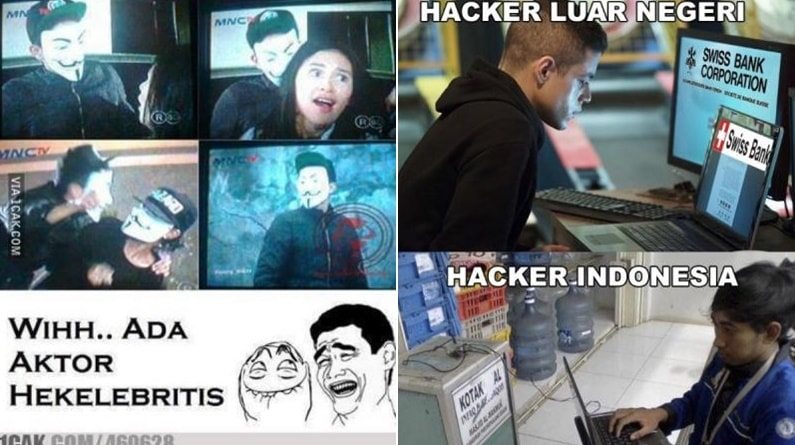 10 Meme Hacker DI Indonesia yang Gokil Abis Siapa yang ngaku jadi