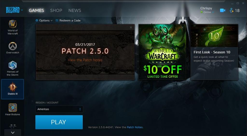 Blizzard App