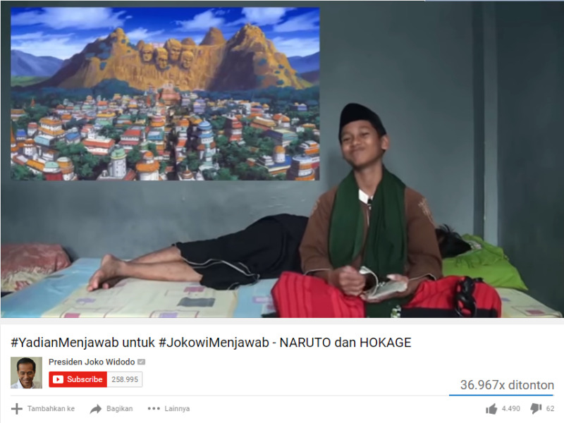 Yadian Menjawab untuk Jokowi Menjawab