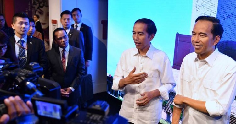 patung lilin jokowi di museum madame tussauds