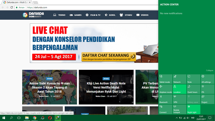 Cara Mudah Aktifkan Touchpad Virtual di Windows 10