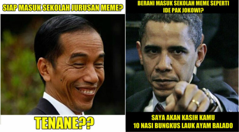 7 Meme “Sekolah Jurusan Meme” Ala Jokowi Dijamin Kocak Banget