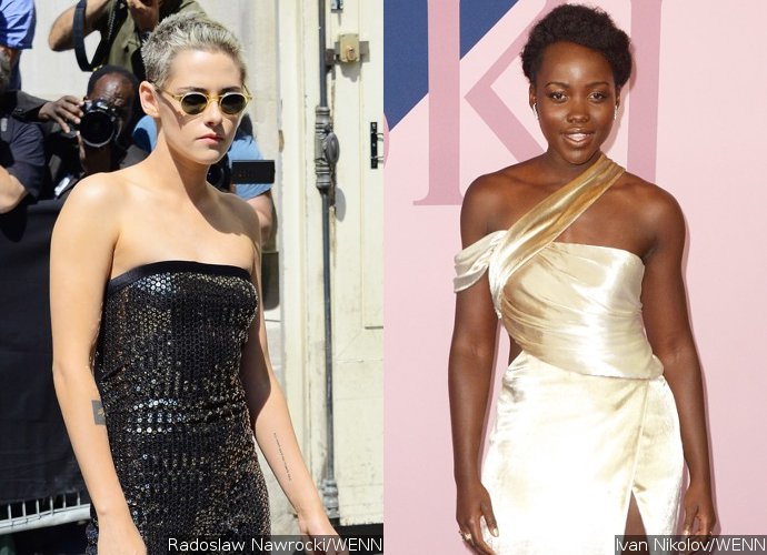 kristen stewart lupita nyong'o charlie's angels