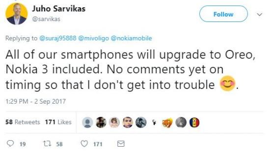 nokia android oreo 8.0