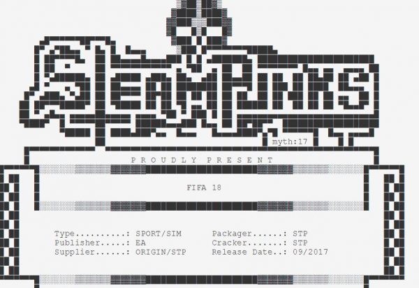 FIFA 18 Crack by SteamPunks NFO