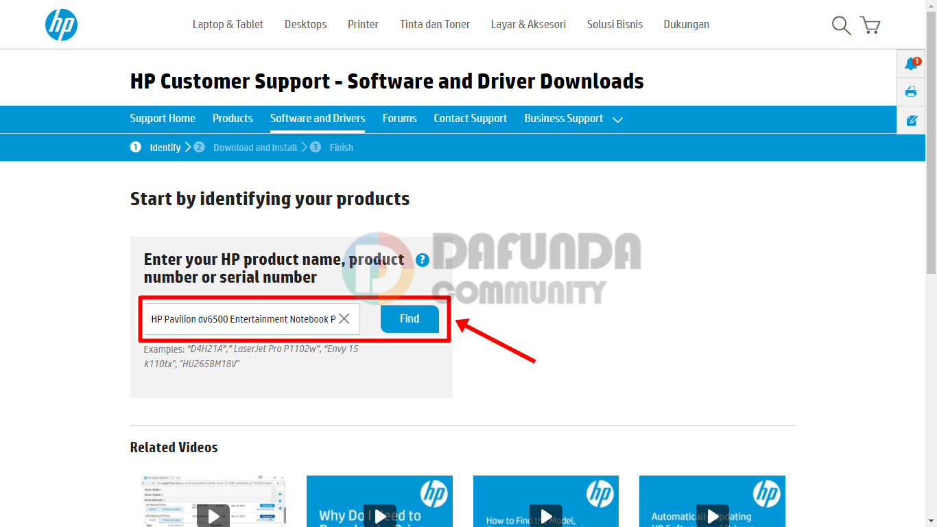 Cara Download Driver Laptop HP Dafunda (1)