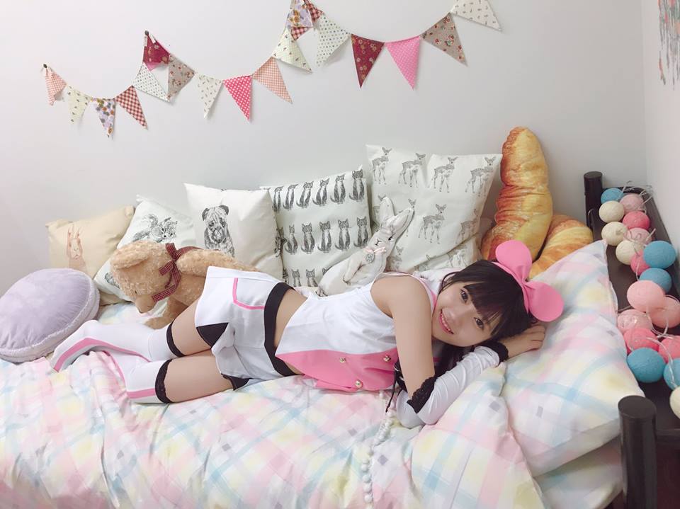 Idol Cantik Yamada Marina, Bercosplayer Menjadi Kizuna Ai ! 11