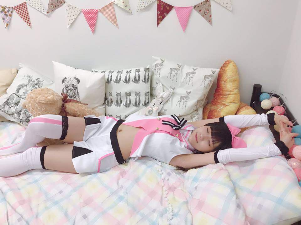 Idol Cantik Yamada Marina, Bercosplayer Menjadi Kizuna Ai ! 4