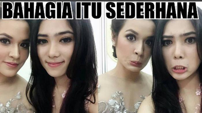 Meme Lucu Raisa Bahagia Itu Sederhana