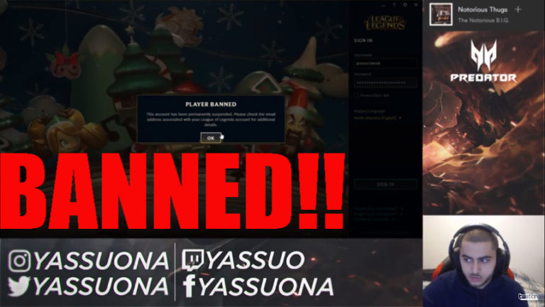 Pinjamkan Akun untuk Adik, Yassuo di Ban Permanen League of Legends