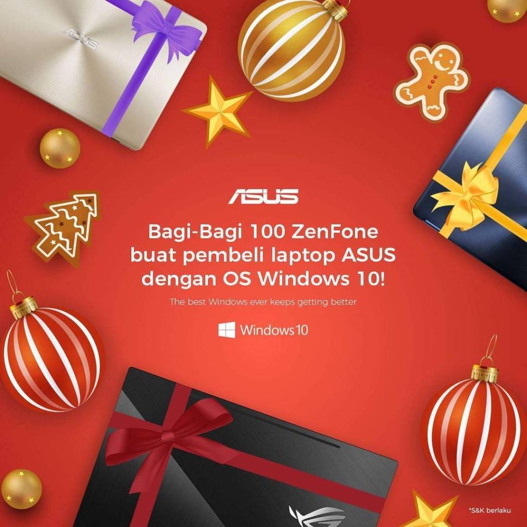 Zenfone Gratis Beli Laptop Windows 10