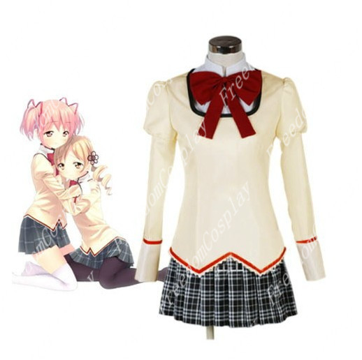 10 Kostum Cosplay Terlaris Di Jepang Di Tahun 2017! Mitakihara Middle School Dari Madoka Magica