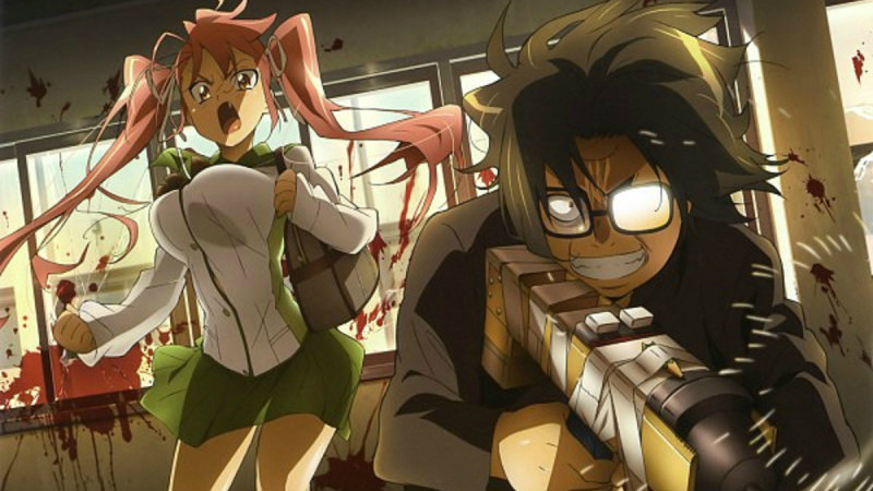 Rekomendasi Anime Horror Terbaik - Highschool Of The Dead Dafunda Otaku