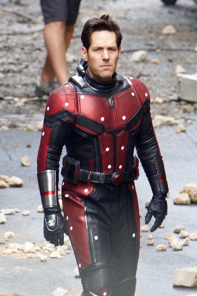 *EXCLUSIVE* Chris Evans Sports His Old Captain America Costume On The Set Of 'Avengers 4'