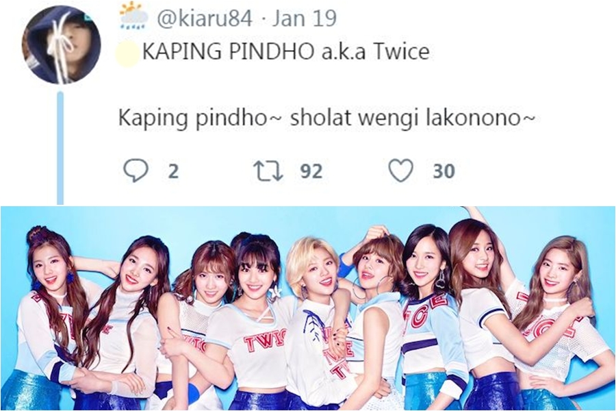 Beginilah Jadinya Jika Nama Grup K Pop Terkenal Diubah Jadi Bahasa Jawa! TWICE