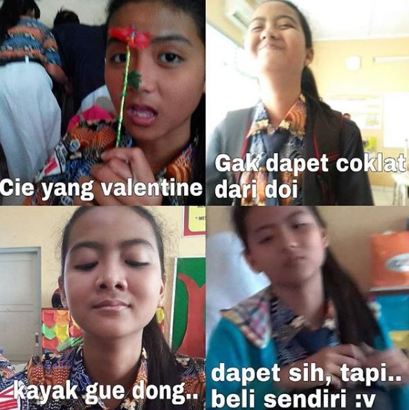 Meme Valentine Indonesia Beli Coklat Sendiri