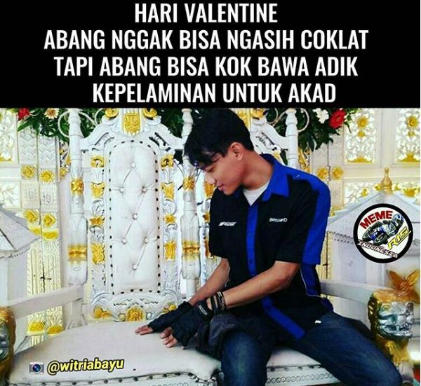 Meme Valentine Indonesia Calon Mantu