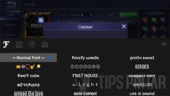 Tutorial Cara Membuat Nickname Yang Unik Di Mobile Legends! Font Yang Menarik