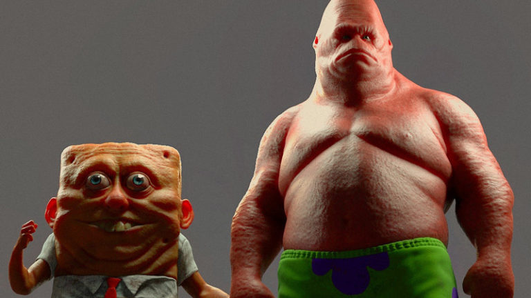 Mengerikan! Inilah 15 Gambar Horor Dan Sadis SpongeBob Buatan Netizen!