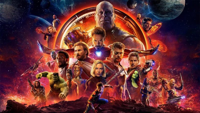 Iklan Avengers Infinity War Surat Kabar Jepang