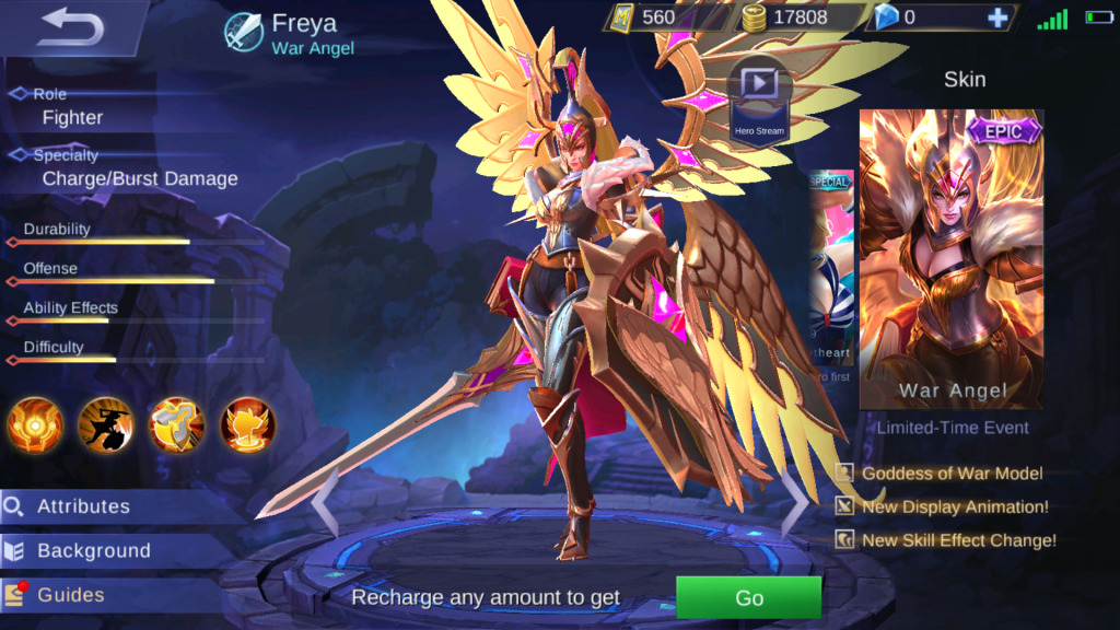 Freya Epic Dafunfa