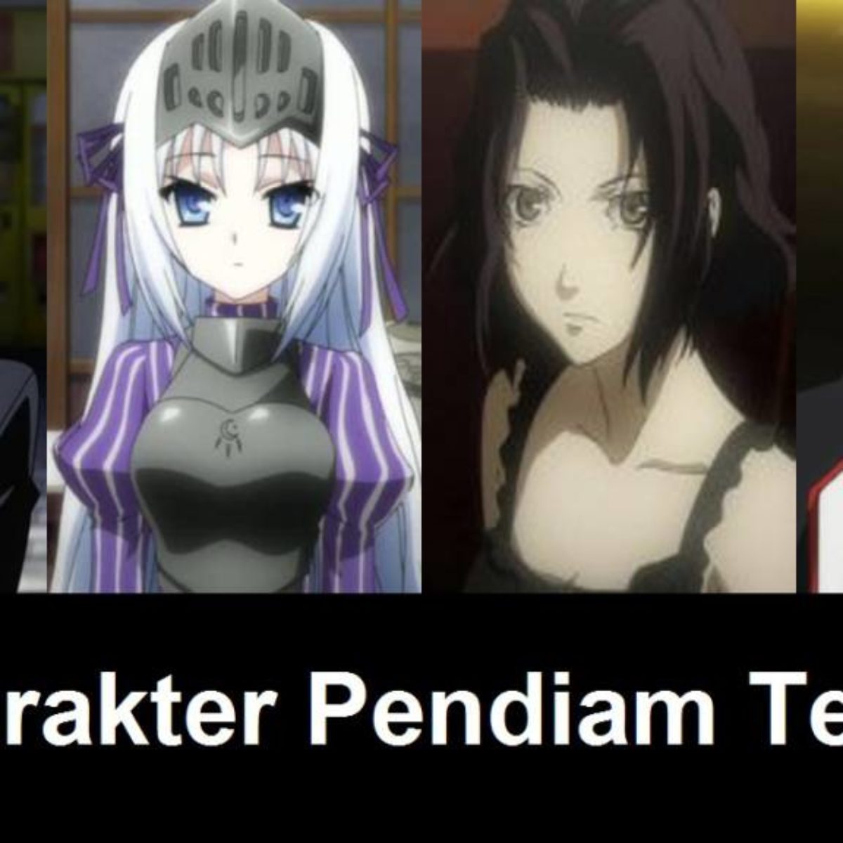 Inilah 10 Karakter Pendiam Terbaik Dalam Seri Anime