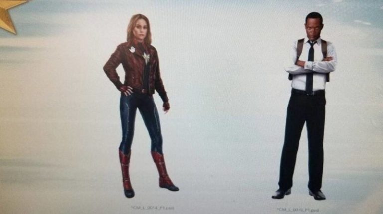 Penampilan Baru dari Captain Marvel dan Nick Fury dengan Dua Mata