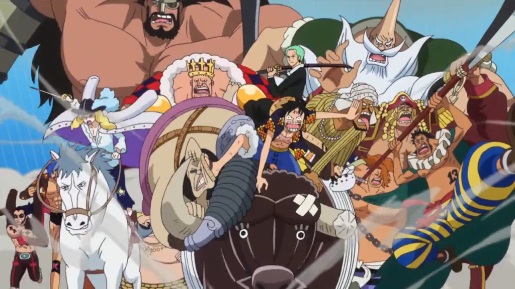 Luffy Paling Banyak Mengeluarkan Pasukan Melawan Kaido