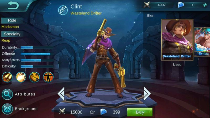 Rekomendasi Hero Mobile Legend Untuk Pemula Clint