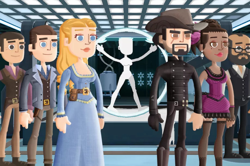 Game Westworld dari Warner Bros dan Behaviour Interactive yang diduga meniru gaya Fallout Shelter