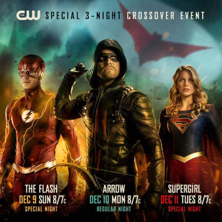 Poster Resmi Crossover Arrowverse