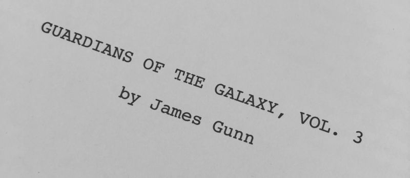 Naskah James Gunn Guardians Of The Galaxy Vol. 3 (2)