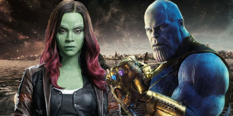 Thanos Dan Gamora Adega Yang Dihapus